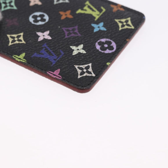 LOUIS VUITTON Monogram Multicolor Etui Miroir Mirror Black M92651 LV Auth 200179