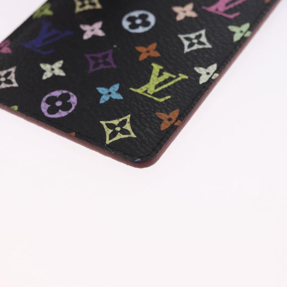 LOUIS VUITTON Monogram Multicolor Etui Miroir Mirror Black M92651 LV Auth 200179