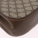 GUCCI GG Supreme Web Sherry Line Shoulder Bag PVC Beige 72 02 024 Auth 200181-12