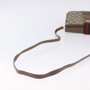 GUCCI GG Supreme Web Sherry Line Shoulder Bag PVC Beige 72 02 024 Auth 200181-7