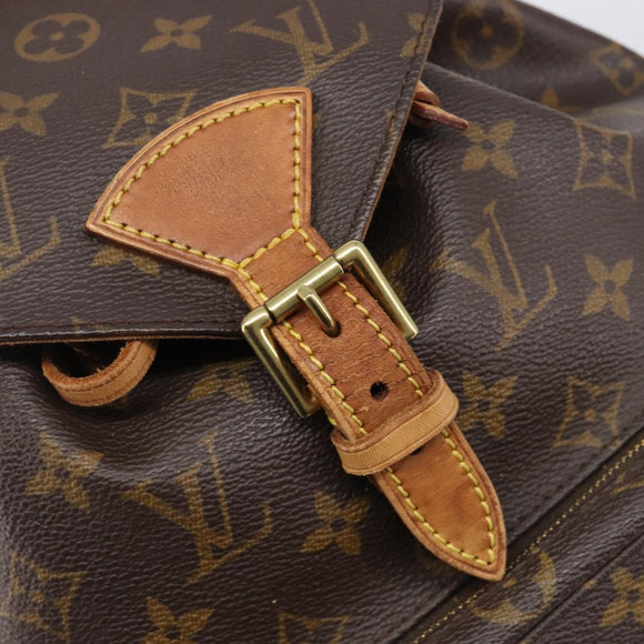 LOUIS VUITTON Monogram Montsouris MM Backpack M51136 LV Auth 200186