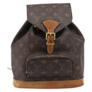 LOUIS VUITTON Monogram Montsouris MM Backpack M51136 LV Auth 200186-13