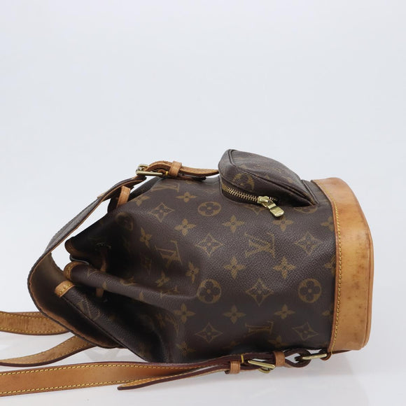 LOUIS VUITTON Monogram Montsouris MM Backpack M51136 LV Auth 200186