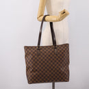 LOUIS VUITTON Damier Ebene Cabas Mezzo Tote Bag SPO LV Auth 200190V-24