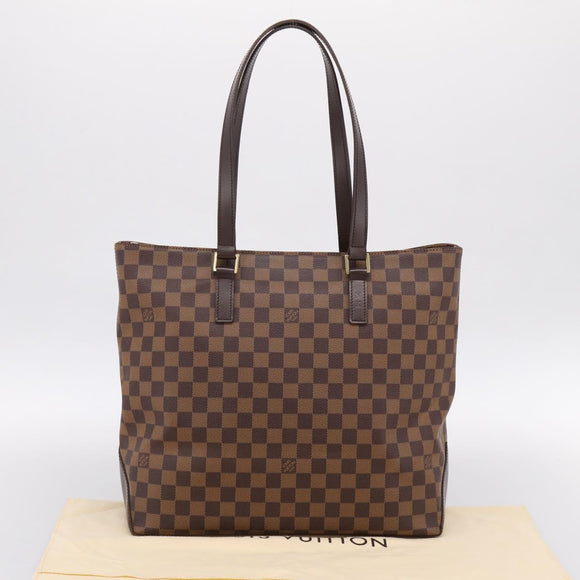 LOUIS VUITTON Damier Ebene Cabas Mezzo Tote Bag SPO LV Auth 200190V
