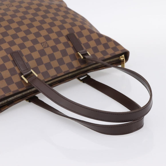 LOUIS VUITTON Damier Ebene Cabas Mezzo Tote Bag SPO LV Auth 200190V