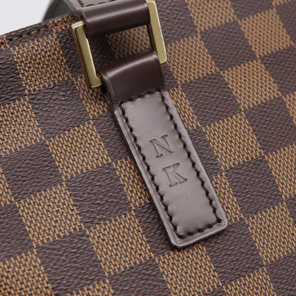 LOUIS VUITTON Damier Ebene Cabas Mezzo Tote Bag SPO LV Auth 200190V