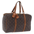 LOUIS VUITTON Monogram Sac Souple 35 Boston Bag M41626 LV Auth 200191-1