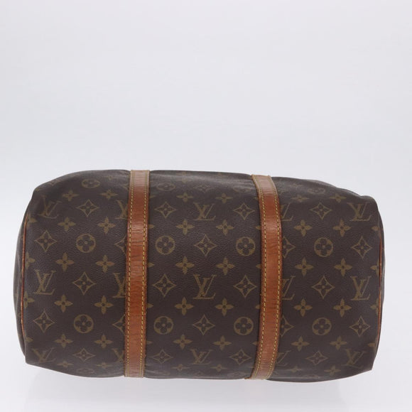 LOUIS VUITTON Monogram Sac Souple 35 Boston Bag M41626 LV Auth 200191