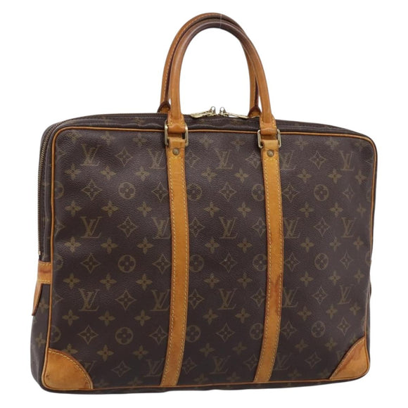 LOUIS VUITTON Monogram Porte Documents Voyage Business Bag M53361 LV Auth 200192