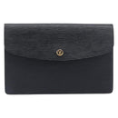 LOUIS VUITTON Epi Montaigne 27 Clutch Bag Black M52652 LV Auth 200196-13