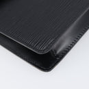 LOUIS VUITTON Epi Montaigne 27 Clutch Bag Black M52652 LV Auth 200196-14