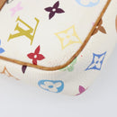 LOUIS VUITTON Monogram Multicolor Pochette Accessoires White M92649 Auth 200197-15
