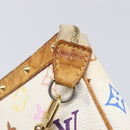 LOUIS VUITTON Monogram Multicolor Pochette Accessoires White M92649 Auth 200197-17
