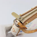 LOUIS VUITTON Monogram Multicolor Pochette Accessoires White M92649 Auth 200197-18