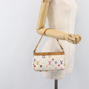 LOUIS VUITTON Monogram Multicolor Pochette Accessoires White M92649 Auth 200197-22