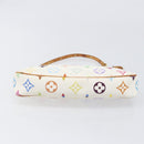 LOUIS VUITTON Monogram Multicolor Pochette Accessoires White M92649 Auth 200197-5