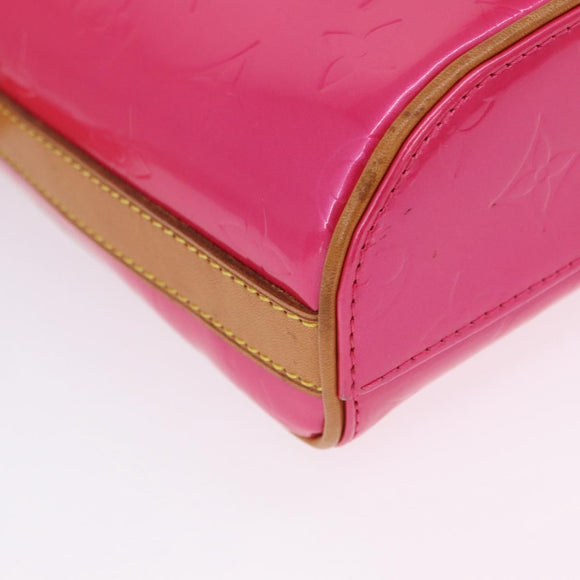 LOUIS VUITTON Monogram Vernis Sullivan Vertical Fuchsia Pink M91259 Auth 200199V