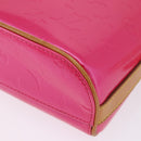 LOUIS VUITTON Monogram Vernis Sullivan Vertical Fuchsia Pink M91259 Auth 200199V-15