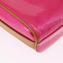 LOUIS VUITTON Monogram Vernis Sullivan Vertical Fuchsia Pink M91259 Auth 200199V-16
