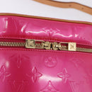 LOUIS VUITTON Monogram Vernis Sullivan Vertical Fuchsia Pink M91259 Auth 200199V-18