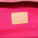 LOUIS VUITTON Monogram Vernis Sullivan Vertical Fuchsia Pink M91259 Auth 200199V-19