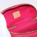 LOUIS VUITTON Monogram Vernis Sullivan Vertical Fuchsia Pink M91259 Auth 200199V-20