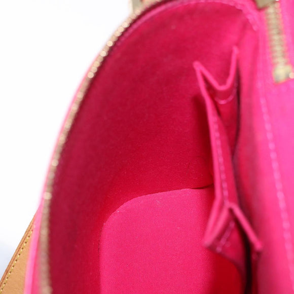 LOUIS VUITTON Monogram Vernis Sullivan Vertical Fuchsia Pink M91259 Auth 200199V
