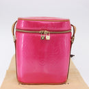 LOUIS VUITTON Monogram Vernis Sullivan Vertical Fuchsia Pink M91259 Auth 200199V-12