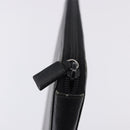 PRADA Binder Case Saffiano Black Silver Auth 200201-18