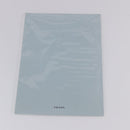 PRADA Binder Case Saffiano Black Silver Auth 200201-27