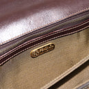 FENDI Zucca Canvas Mamma Baguette Shoulder Bag Brown Gold Tone Auth 200203-18