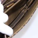 FENDI Zucca Canvas Mamma Baguette Shoulder Bag Brown Gold Tone Auth 200203-23