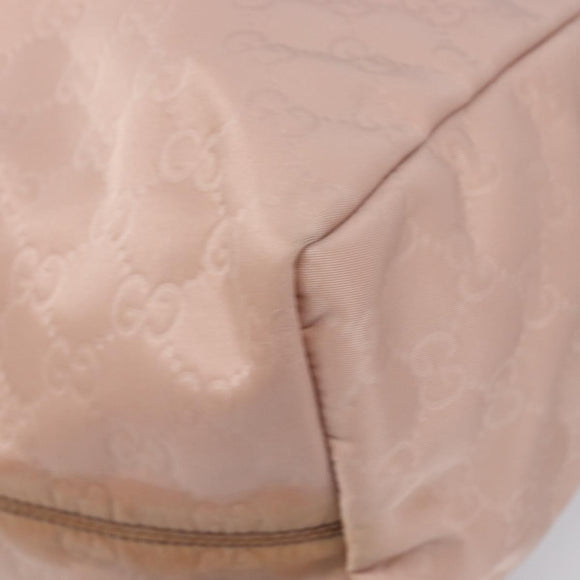GUCCI GG Canvas Tote Bag Pink Brown 282439 Auth 200205