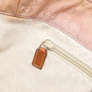 GUCCI GG Canvas Tote Bag Pink Brown 282439 Auth 200205-21