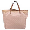 GUCCI GG Canvas Tote Bag Pink Brown 282439 Auth 200205-3
