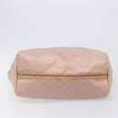 GUCCI GG Canvas Tote Bag Pink Brown 282439 Auth 200205-9