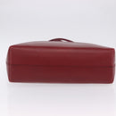 FENDI Stripe Tote Bag Nylon Red Gold Tone 8BH185 Auth 200207V-5