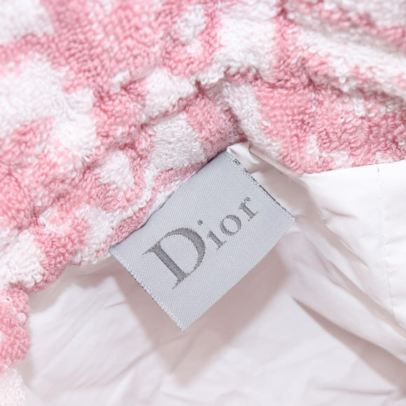Christian Dior Trotter Pouch Pile Pink White Auth 200208