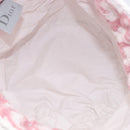Christian Dior Trotter Pouch Pile Pink White Auth 200208-10