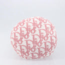 Christian Dior Trotter Pouch Pile Pink White Auth 200208-6