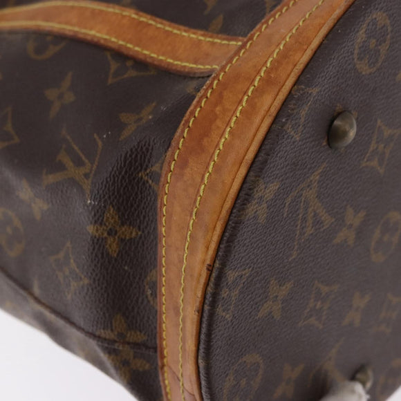 LOUIS VUITTON Monogram Bucket GM Shoulder Bag M42236 LV Auth 200209