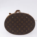 LOUIS VUITTON Monogram Bucket GM Shoulder Bag M42236 LV Auth 200209-5