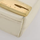 GUCCI Bamboo Shoulder Bag Hand Bag Leather 2 Set Black White Auth 200210-16