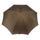 FENDI Zucca Umbrella Nylon Brown Gold Tone Auth 200211A-2