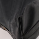 Coach Boston Bag Leather 2way Black Gold Tone Auth 200213-15