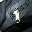 Coach Boston Bag Leather 2way Black Gold Tone Auth 200213-22