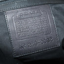 Coach Boston Bag Leather 2way Black Gold Tone Auth 200213-24