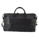 Coach Boston Bag Leather 2way Black Gold Tone Auth 200213-3