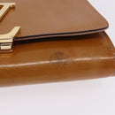 LOUIS VUITTON Vernis Pochette Louise GM Clutch Bag Dunne LV Auth 200232-12